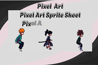 make pixel art character design sprite sheet animation video game art tileset