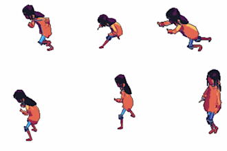 create pixel art sprite animations for indie games