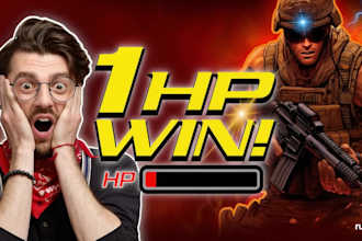 design viral gaming youtube thumbnails with high CTR