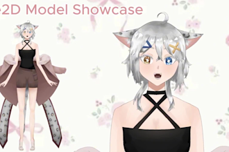 rig high quality live2d vtuber model for you