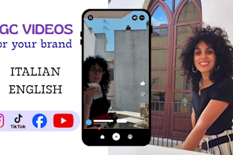 be your italian ugc content creator