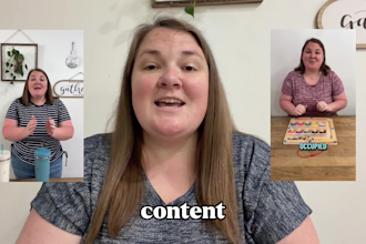 create a selfie style ugc video can include husband or 2 daughters