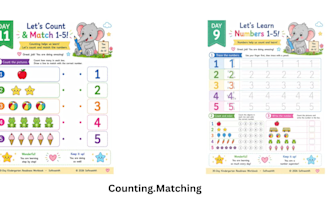 design preschool worksheets and activity books for kids