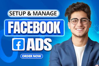 setup and manage facebook ads advertising marketing campaign