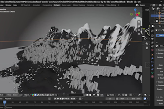 build a custom cinema 4d scene or blender environment