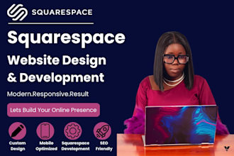 edit, redesign and develop a squarespace website