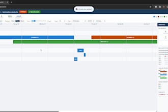 build advanced factory scheduling and optimization systems