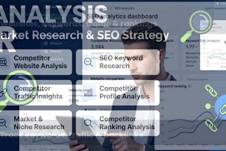 do SEO competitor analysis market research for website