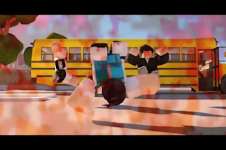 create a cinematic roblox game trailer or roblox short video