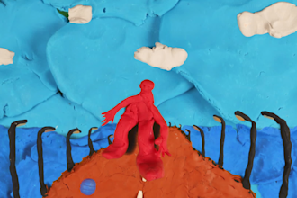 create a unique handmade claymation intro sequence