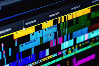 professional edit your social media videos with animated text, smooth transation