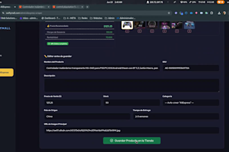build a custom web application with admin panel