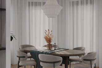 create photorealistic kitchen interior renderings