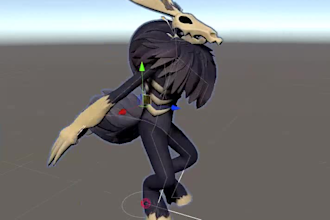 make vrchat avatar with mocap, body tracking, rigging for PC and meta quest