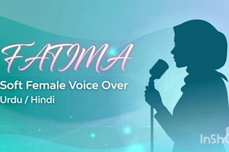 record soft female urdu and for horror stories and you