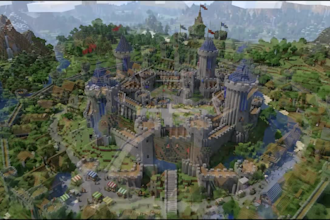 minecraft build, minecraft city map minecraft castles, house, hub, lobby, spawn