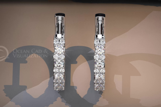 create high quality 3d jewelry  HD renders