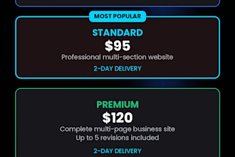 website design and development services