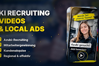 deutsch ai recruiting video handweker recruiting ads azubi ki video reels tiktok