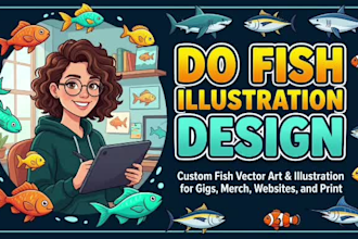 do fish illustration design