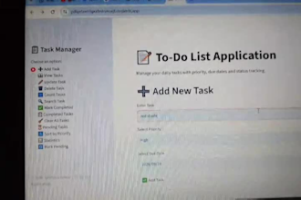 build a python todo list application
