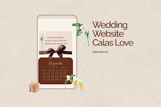 provide and customize interactive web invitation templates