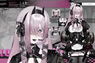 design and rig live2d vtuber model live 2d vtuber avatar anime 3d vtuber model
