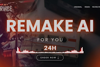 remake ai music into studio quality sound professionally