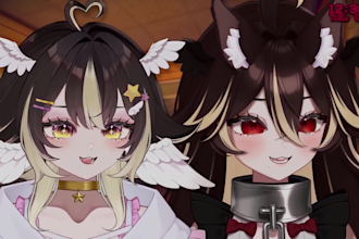 design and rig a custom anime live2d vtuber model