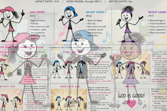 engaging 2d stickman animation videos for youtube and storytelling