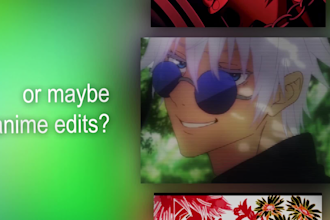 make you an anime edit for tiktok, instagram, etc