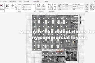provide professional lighting design using relux desktop
