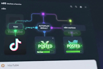 n8n one click faceless youtube viral video make autopost to twitter tiktok bot