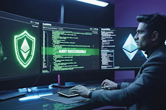 do an manual and automated solidity smart contract audit