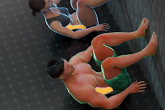 create 3d animation for your workout, anatomy animation, fitness video