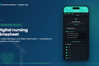 build hipaa compliant home care software, caregiver app and evv system