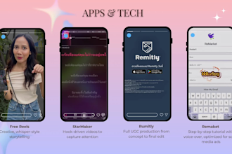 create ugc videos for tiktok, reels, shorts and apps