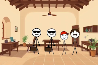 do professional 2d stickman whiteboard animation stick figure videos