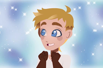 create interactive rive animation for web and app, lottie, character mascot rive
