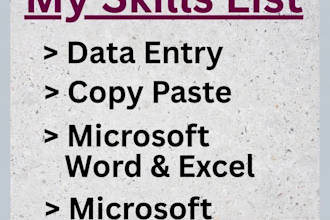 professional data entry expert