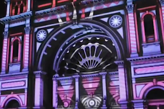 create projection mapping vj loops led wall stage visuals 3d animation resolume
