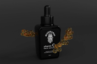 realistic 3d skincare cosmetic product animation for face care brands