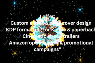 create a cinematic ebook trailer 3d book promo video and viral book teaser