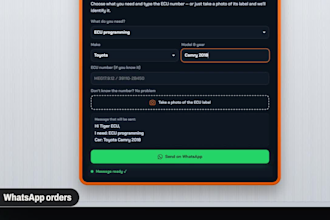 build an animated arabic english website for your shop or restaurant