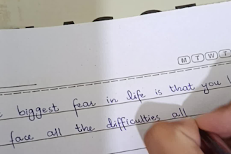 draw diagrams and write assignments