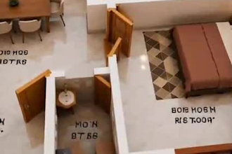 create 3d floor plans and modern house elevation