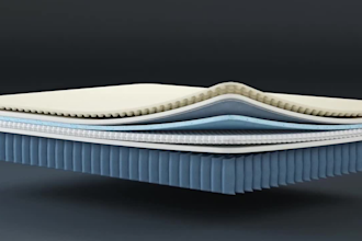 create 3d mattress animation video 3d bed exploded view 3d furniture renders