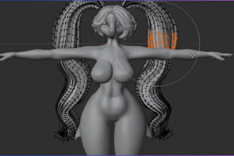 create custom vrchat avatar 3d modelling 3d rigging vr chat avatar vrc character