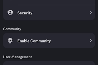 help create a discord server for any type of community