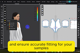 create realistic 3d garment design using clo3d